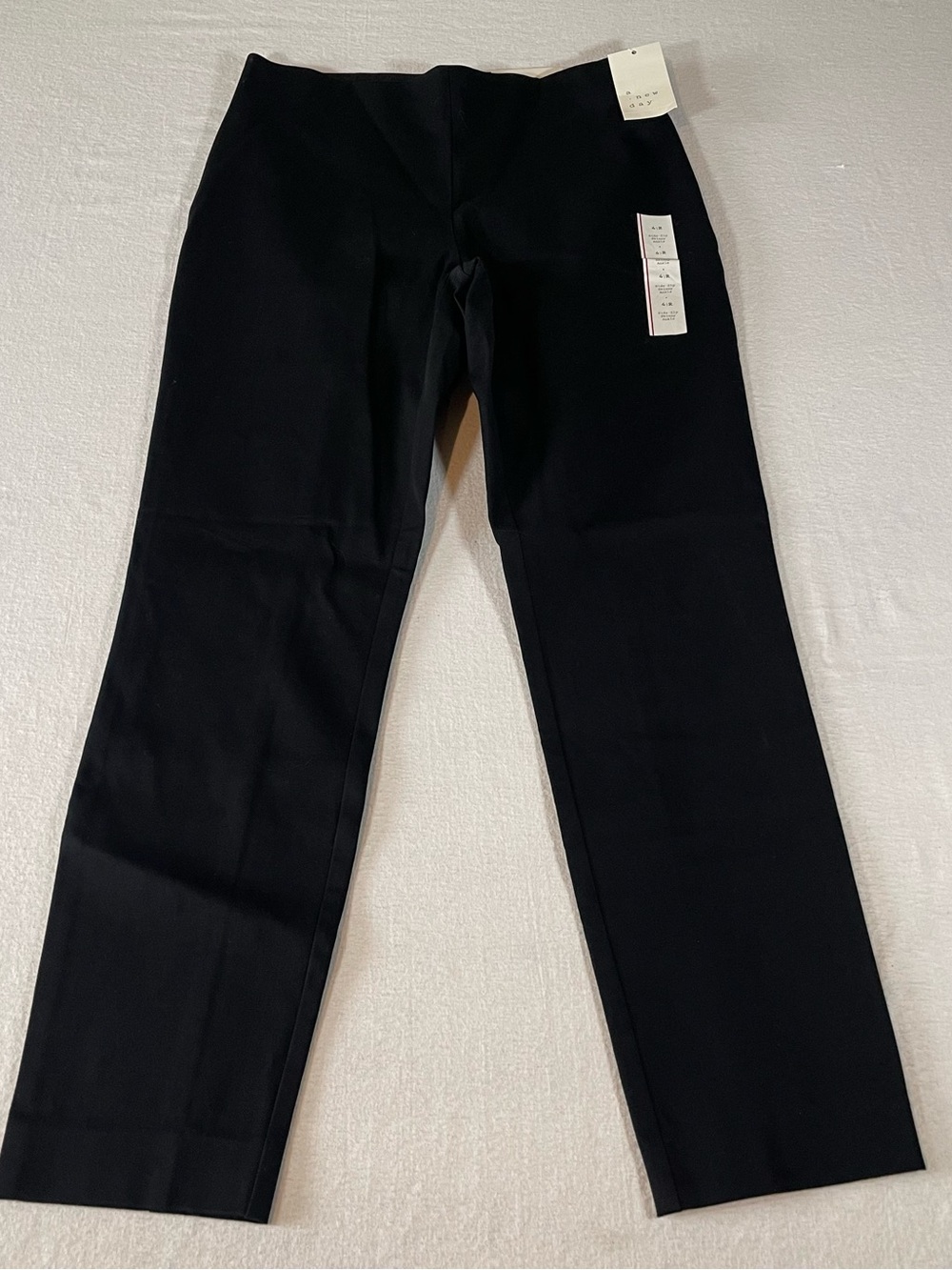 a new day Skinny Stretch Ankle High-Rise Side-Zip Black Women's Pants NWT